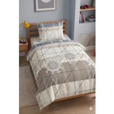 MUK's Beauty Tools Tek Kişilik Nevresim Takımı 3 Parça 160X220 Nevresim 100X200 Çarşaf 50X70 Yastık Kılıfı %100 Pamuk