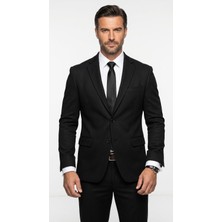 Plus Scorpion Slim Fit Pike Dokuma Erkek Blazer Ceket – Modern Şık Günlük Kombin
