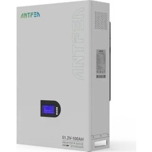 Antfea 51.2 V100AH Lifepo4 Lityum Duvar Tipi Batarya