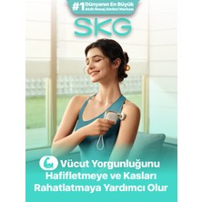 Skg FS300 Ultra Mini Masaj Tabancası | Şarjlı, Sessiz, Güçlü Titreşimli, Cep Boy, Taşınabilir | 2800 Rpm, 3 Başlıklı