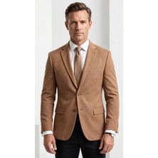 Plus Scorpion Slim Fit Pike Dokuma Erkek Blazer Ceket – Modern Şık Günlük Kombin