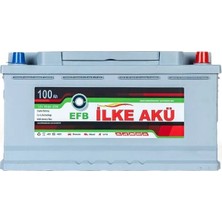 Ilke Akü Efb 100 Ah 12V Start-Stop Uyumlu Otomobil Aküsü