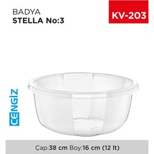 Herşey Trend Herşeytrend Yuvarlak Şeffaf Badya 1 Adet 3 No ROYALEKS-E175
