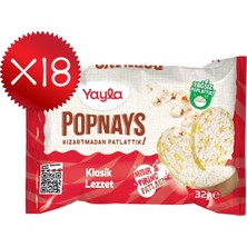 Yayla Popnays Klasik Lezzet Mısır ve Pirinç Patlağı 32 G X18