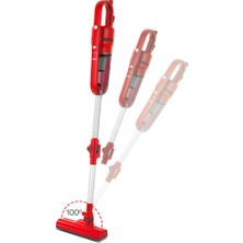 Sinbo SVC-8625 Kırmızı Dikey Elektrikli Süpürge Katlanır Borulu, El Süpürgesi, 800 ml Toz Hazneli