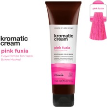 Nook Kromatic Cream Pink Fuxia Fuşya Pembe Ton Yapıcı Işıltı Veren Saç Maskesi 150ML-FUŞYA Saç Cilası