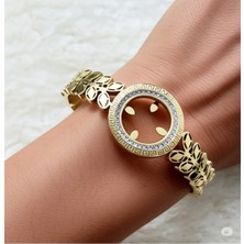Famemus Accessory Çelik Gold Çeyreklik Bileklik Model 2