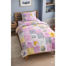 MUK's Beauty Tools Tek Kişilik Nevresim Takımı 3 Parça 160X220 Nevresim 100X200 Çarşaf 50X70 Yastık Kılıfı %100 Pamuk