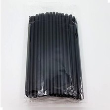 Barışkan Pipet Siyah Frozen ( 100 Lü x 5 Paket)