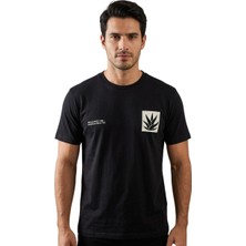 Cazador 44165 Siyah Erkek Bisiklet Yaka Tshirt