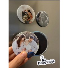 Punky Store Kişiye Özel Fotoğraflı Magnet Seti 16 Adet 55 mm Büyük Boy Hatıra Magnet