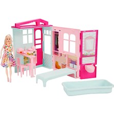 Scntoys Cindy House Bebekli Oyun Evi Cindy'nin Tatil Evi - Ev Oyuncak - Tatil Ev Seti - Babrie Ev Seti