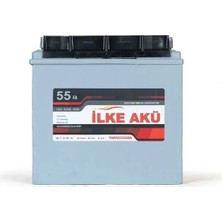 Ilke Akü 55 Ah 12V Düz Akü