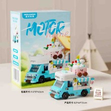 Lele Brother Motor Home Karavan Büfe Blok Seti – 404 Parça |  Mini Yapı Oyuncağı - 3D Puzzle