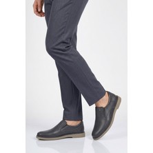 Umaro Lacivert Bej Hakiki Deri Erkek Casual Ayakkabı 329 M