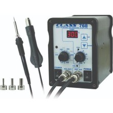 Class 768D Çift LED Ekran Sıcak Hava ve Havya Istasyonu | Profesyonel Rework Station