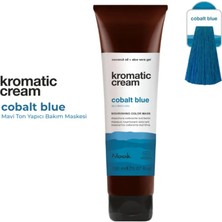 Nook Kromatic Cream Cobalt Blue Mavi Ton Yapıcı Işıltı Veren Saç Maskesi 150ML-KOBALT Mavi Saç Cilası