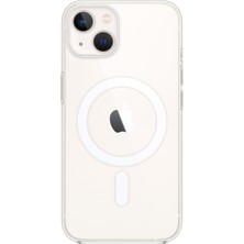 Akbix Accessory iPhone 14 Plus Magsafeli Şeffaf Kılıf
