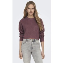 Only Kadın Düşük Omuzlu Crop Kazak - 15284453