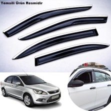 Caraks Ford Focus 2 Sedan Mügen Cam Rüzgarlığı Abs Krom Nikelajlı Cam Rüzgarlığı 2005-2011 Arası 4 Lü Set