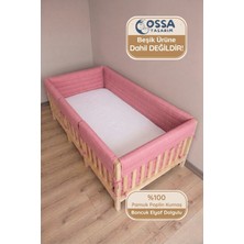 Yasetex Tasarım 120X200 Montessori ve Beşik Için Kenar Koruma Seti  Buble Full Tam Koruma Ossa Tasarım