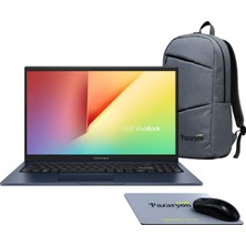 Asus Vivobook 15, Core i3-1315U, 12GB RAM, 512GB SSD, 15.6" Win11+Office (Çanta&Mouse Hediyeli)