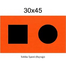 İnci Tehlike Bayrağı 30X45