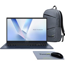 Asus Vivobook 15, Core 7-150U, 16GB RAM, 1TB SSD, 15.6" Win11+Office (Çanta&Mouse Hediyeli)