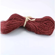 Herşey Trend Herşeytrend Bordo Renk Çile Kağıt Ip Çanta Ipi Supla Ipi  No:62 - (550-600 Gr)