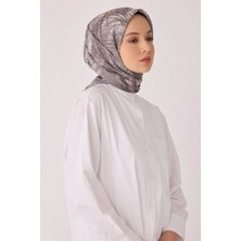 Belli Çiçek Desen Vizon Premium Soft Eşarp 2 - 27