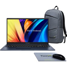 Asus Vivobook 15, Core i7-1355U, 8GB RAM, 512GB SSD, 15.6" Win11+Office (Çanta&Mouse Hediyeli)