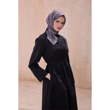 Belli Fiyonk Desen Paulista Açık Vizon Eşarp 10