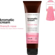Nook Kromatic Cream French Rose Pembe Ton Yapıcı Işıltı Veren Saç Maskesi 150ML-PASTEL Pembe Saç Cilası