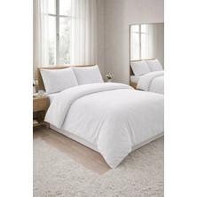 MUK's Beauty Tools Çift Kişilik 4 Parça Nevresim Takımı Lastikli Çarşaflı Yumuşak Dokulu Konfor Seti 160X200+200X220