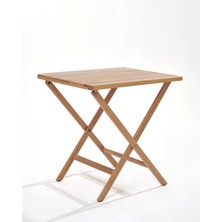 Garden Art Home Milos Ahşap Çapraz Ayak Masa