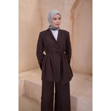 Belli Fresh Geometrik Desen Bej Paulista Eşarp 7 - 13