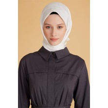Belli Logo Desen Monogram Krem Eşarp 1