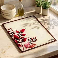 Snippy Bloom - Cam Kesme Tahtası Cam Kesim Panosu Dekoratf Cam Kesim Tablası 29 x 34 cm