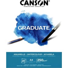 Canson Sulu Boya Bloğu Graduate 20 Syf A4 250 gr