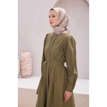 Belli Ekose Desen Nova Bej Eşarp 1005