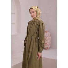 Belli Geometik Desen Ipek Eşarp 4214D (Twıll) Sarı - 38