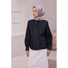 Belli Limon Ipek Eşarp 4212D (Twıll) Lila - 55