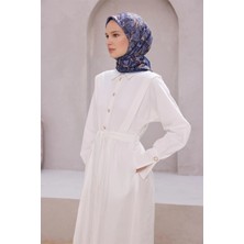 Belli Etnik Desen Premıum Soft Mor Eşarp 5