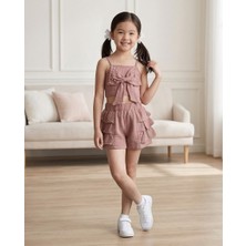 Eylo Bebe Fiyonklu Incili Takım