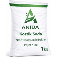 Kostik Soda Naoh (Sodyum Hidroksit) 1kg. Payet / Toz