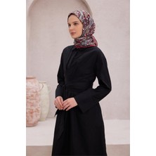 Belli Etnik Desen Premıum Soft Bordo Eşarp 4