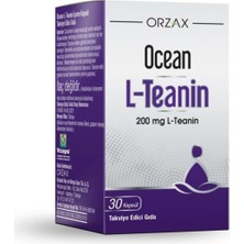 Ocean L-Teanin 200 Mg 30 Kapsül Türkiye Menşeli Takviye Edici Gıda İçin Özel Formül
