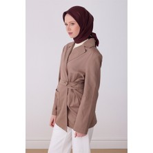 Belli Kırmızı Klasik Desen %100 Twill İpek Eşarp 4305 - 03