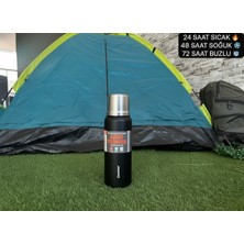 Elista 1 Litre Çift Katlı Çelik Termos-24 Saat Sıcak, 48 Saat