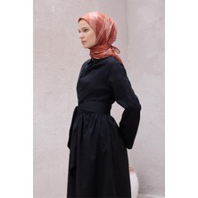 Belli Ekose Desen Nova Kiremit Eşarp 1005